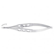 McPherson Micro Needle Holder Curved - Very Delicate Stainless Steel, 10 cm - 4"